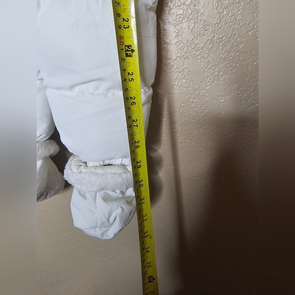 THE CHILDREN'S PLACE Cozy Down Snow 18 Mos Mittens & Feet Covers Fox Fur Trim‎ - Picture 4 of 7